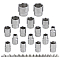 Набор головок 16 предметов 1/2" 6гр.(10-19,21,22,24,27,30,32мм), на планке ROCKFORCE RF-4161-5
