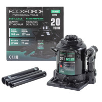 Домкрат пляшковий 20т (168-277мм) ROCKFORCE RF-T92007