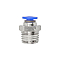 Фітинг 1/4" для пластикових трубок зовнішнє різблення 4мм ROCKFORCE RF-SPC04-02