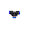 Фитинг T-образный для пластиковых трубок 6мм ROCKFORCE RF-SPE06