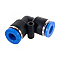 Фитинг угловой для пластиковых трубок 6мм ROCKFORCE RF-SPV06