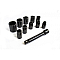 Пневмогайковерт 1/2''(720Нм) + головки (12-24мм) FORCEKRAFT FK-RT-5270K