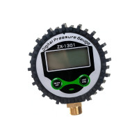 Індикатор тиску цифровий для пневмосистем 1/4 "(Psi, Kpa, Bar, Kgf/cm2), в блістері ROCKFORCE RF-SDG-100