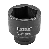 Головка ударна 1/2" 6-гранна 31мм FORCEKRAFT FK-44531