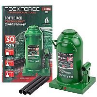 Домкрат пляшковий 30т (255-423мм) ROCKFORCE RF-T93004