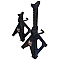 Подставка ремонтная с упорными пятками 6т(h min 390мм,h max 600мм) (к-т 2шт) ROCKFORCE RF-TH56001B