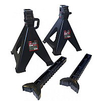 Подставка ремонтная с упорными пятками 6т(h min 390мм,h max 600мм) (к-т 2шт) ROCKFORCE RF-TH56001B