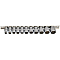 Набор головок 11 предметов 3/8" (12гр.)(8,10-19мм) на планке RockFORCE RF-3111-9