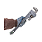 Ключ трубный с алюминиевой рукояткой 18",max Ø захвата 60мм ROCKFORCE RF-68418