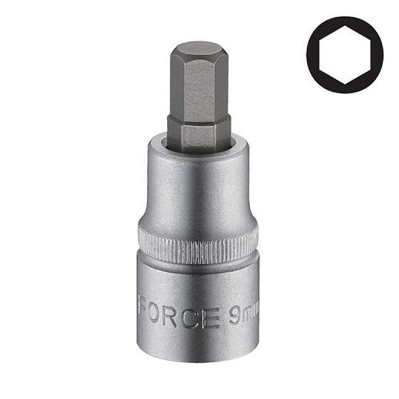 Головка-бита 6-гранная 6мм 1/2" (L-55мм) ROCKFORCE RF-34405506