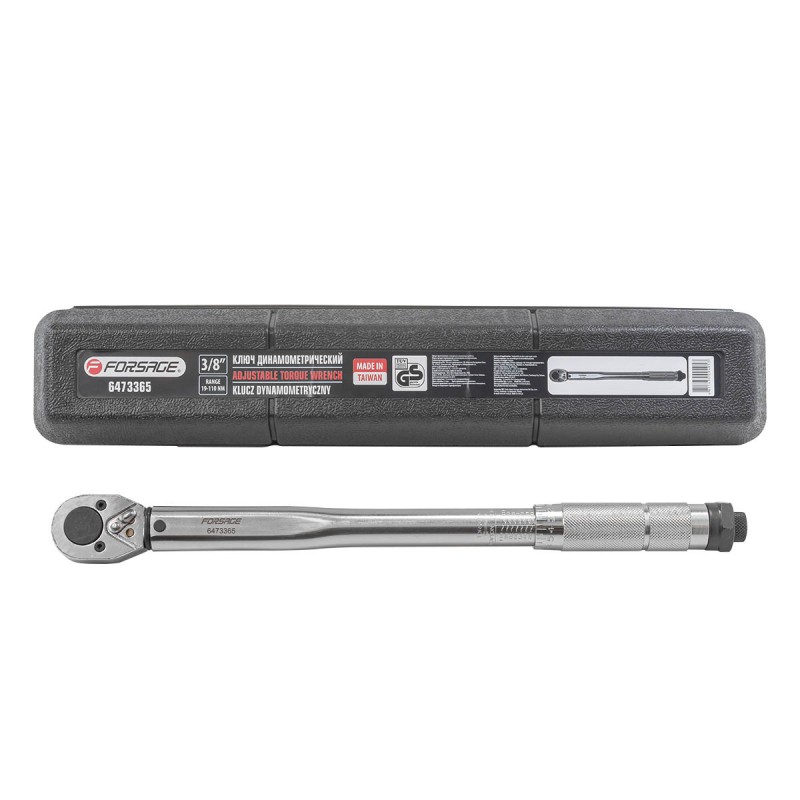 Ключ динамометричний 3/8" 19-110Нм Forsage F-6473365