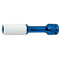 Головка 1/2" 17мм 6-гранна (L-150мм) для литих дисків в захисному кожусі F-44515017C