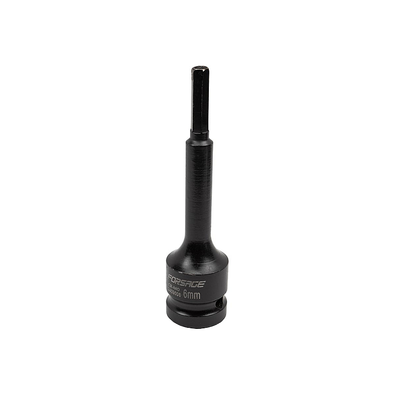 Головка 1/2" с насадкой Hex 6мм ударная FORSAGE F-2409006