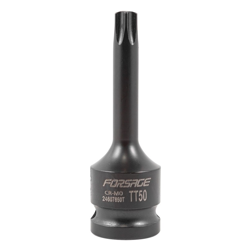 Головка 1/2" з насадкою Torx T50H з отвором ударна Forsage F-24607850T