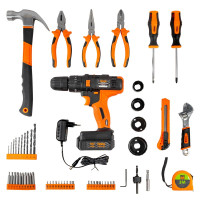 Набор инструментов с аккумуляторным шуруповертом 57пр(12V, 1.3Ah) ISMA IS-1057 