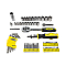 Набор инструментов 168 пр. 1/4''3/8''(6гр)(4-19мм) WT-30168 NEW