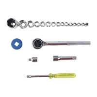 Набір інструментів 21пр. 1/4", 3/8" (6гр.) (4-17мм) P019K