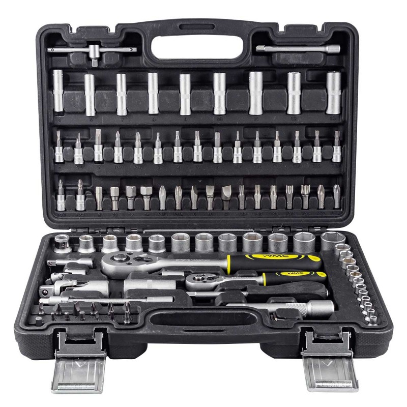 Набір інструментів 94пр. 1/4", 1/2" (6гр.) (4-22мм) WT-4941-5EURO