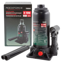 Домкрат бутылочный 8т (190-360мм) с клапаном ROCKFORCE RF-T90804 DS