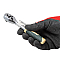 Тріскачка 1/4" реверсивна з гумовою ручкою (L-150мм, 48зуб) ROCKFORCE RF-80222W