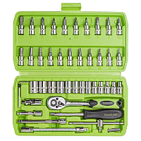 Набор инструментов 46 предметов, 1/4", ForsLine FL-2462-5