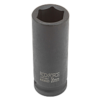 Головка ударна глибока 1/2" 6-гранна 20мм ROCKFORCE RF-4458520