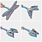 Швабра Х-образная с функцией отжима WT-22(blue)