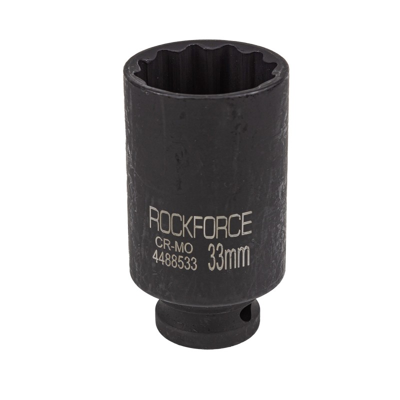 Головка ударна глибока 1/2" 12-гранна 33мм ROCKFORCE RF-4488533