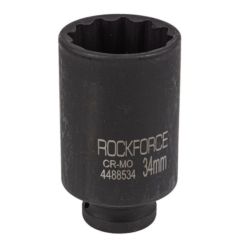 Головка ударна глибока 1/2" 12-гранна 34мм ROCKFORCE RF-4488534