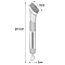 Щётка для уборки на подставке со сменными насадками, набор 4 в 1 WMC-brush-1