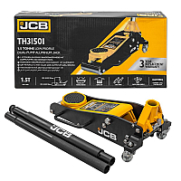 Домкрат підкатний низькопрофільний 1.5т (h min 80мм, h max 355мм) JCB-TH31501