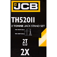 Подставка ремонтная с упорной пятой 2т (h min 265mm, h max 365mm) JCB-TH52011