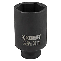 Головка ударна тонкостінна 1/2" 6гр. 36мм (85мм) FORCEKRAFT FK-4458536TH