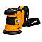 Аккумуляторная эксцентриковая шлифмашина JCB 18V (125 мм) с батареей 2.0 Ач и быстрым зарядным устройством JCB-18OS-2XB-E