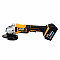 Аккумуляторная углошлифовальная машина JCB 18V с диаметром диска 115 мм и комплектом зарядного устройства 2.4A и 2 батареями 5.0Ah JCB-18AG-5BG-E