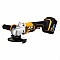 Аккумуляторная углошлифовальная машина JCB 18V с диаметром диска 115 мм и комплектом зарядного устройства 2.4A и 2 батареями 5.0Ah JCB-18AG-5BG-E