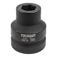 Головка ударна 1" 6гр. 19мм FORCEKRAFT FK-48519