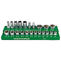 Набір шестигранних головок 1/2'', 22 предмети ROCKFORCE RF-50221