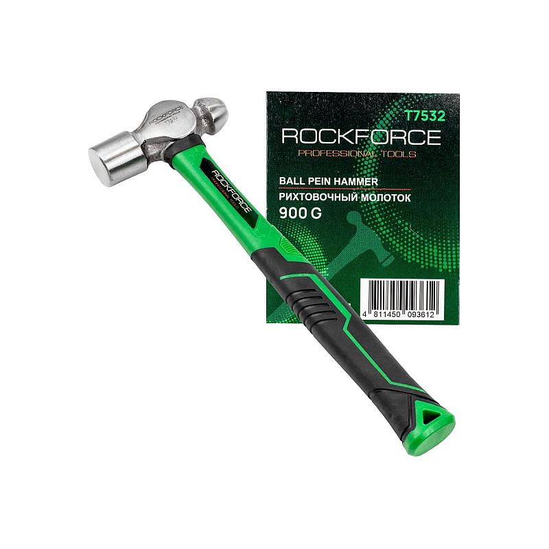 Молоток рихтовочный 900гр ROCKFORCE RF-T7532