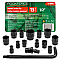 Набор ударных головок 15 предметов, 1/2", 6-гр. RockForce RF-4159K