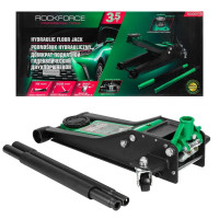 Домкрат підкатний  3.5т (75-505мм) гідравлічний двопоршневий  ROCKFORCE RF-T830021Q