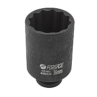 Головка ударна глибока 1/2" 12гр. 36мм Forsage F-4488536