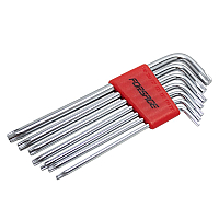 Набір ключів Г-подібних TORX довгих, 7пр.  (Т10,Т15,Т20,Т25,Т27,Т30,Т40) Forsage F-5071L