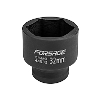 Головка ударна 1/2" 6-гранна 32мм Forsage F-44532