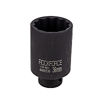 Головка ударна глибока 1/2" 12-гранна 36мм ROCKFORCE RF-4488536
