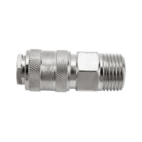 Швидкороз'єм пневматичний з клапаном, зовнішнє різблення 1/2" Partner SE1-4SM
