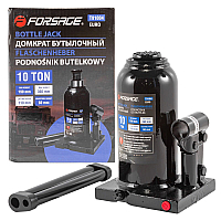 Домкрат пляшковий 10т (190-360мм) з клапаном Forsage F-T91004