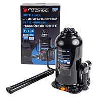 Домкрат пляшковий 20т (235-445мм) з клапаном Forsage F-T92004