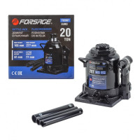 Домкрат пляшковий 20 тонн (168–277 мм) Forsage F-T92007