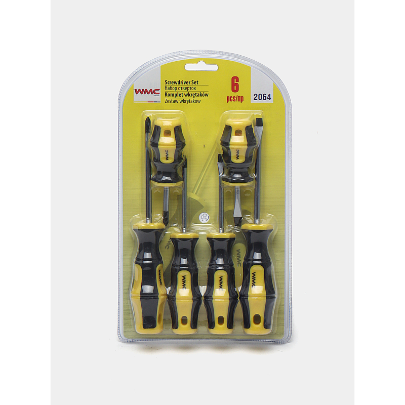 Набір викруток 6 предметів (SL;PH) WMC TOOLS WT-2064